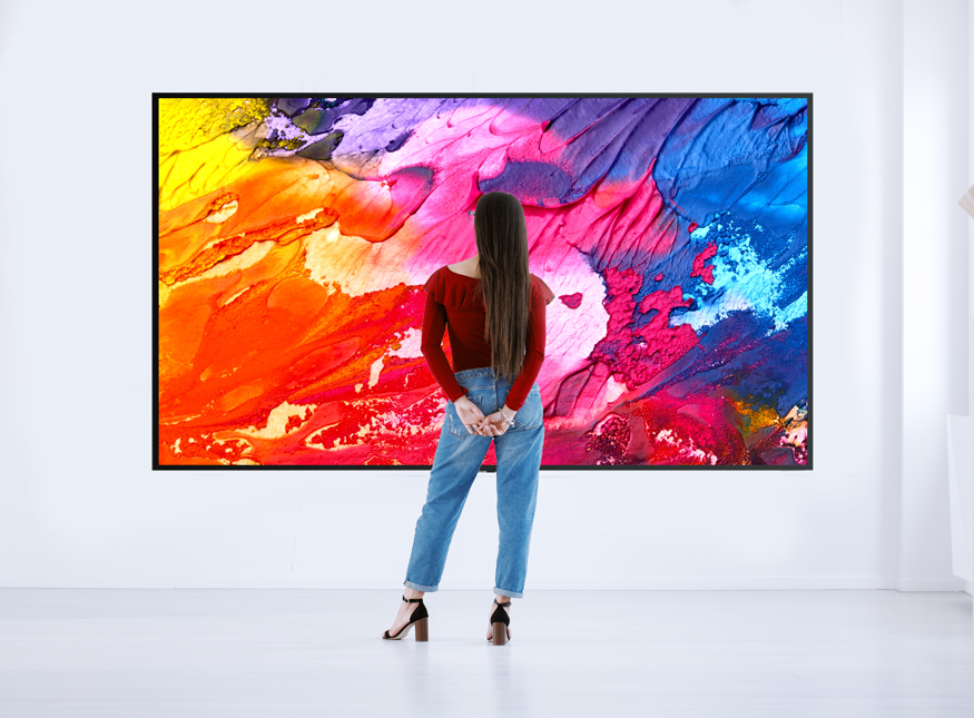 Biggest 8K TV for wall largest screen